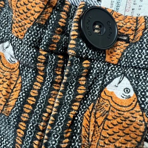 Anthropologie Cartonnier Fish Patterned Ankle Pants - Picture 13 of 16